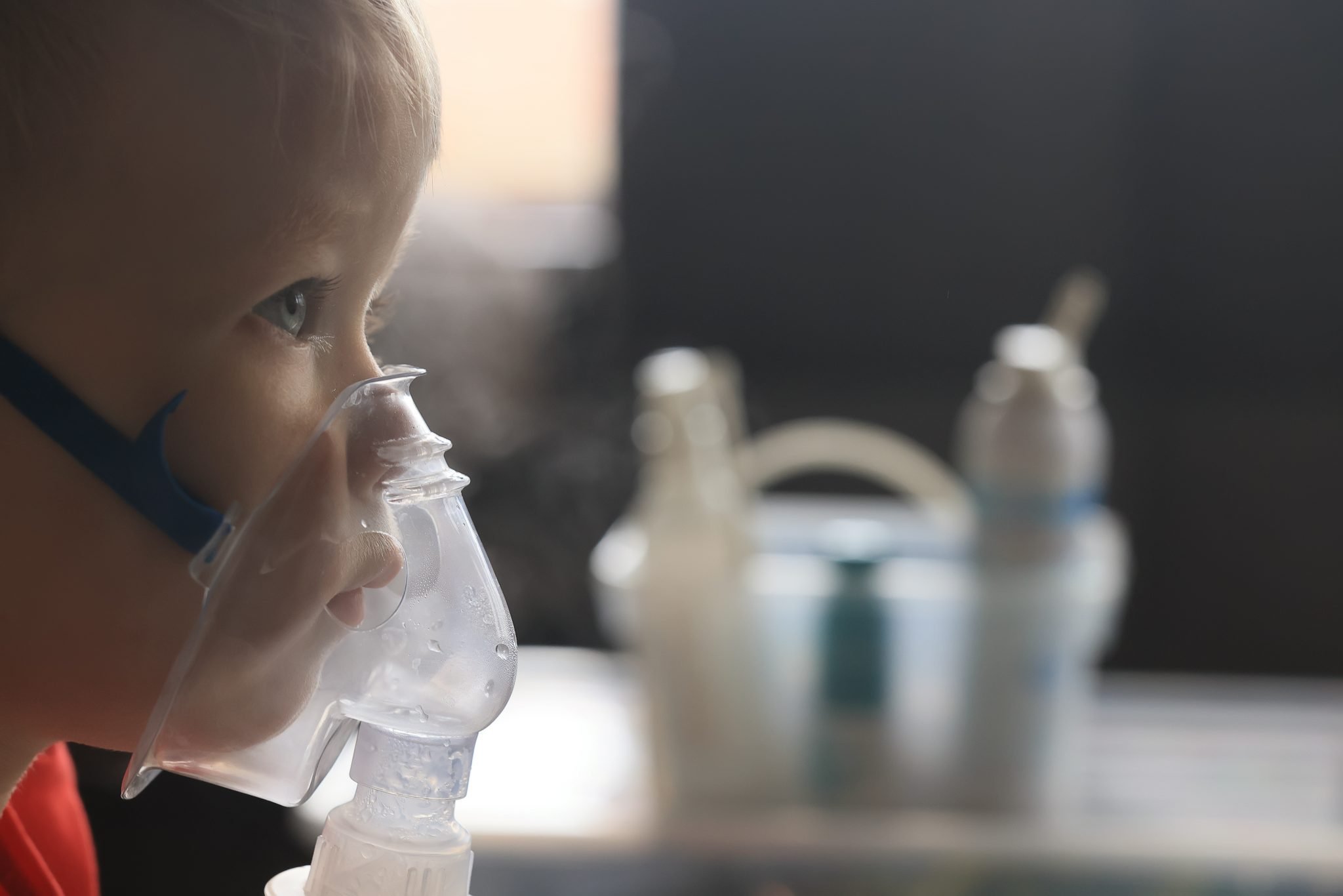 child inhaler medicine, healthcare flu hospital