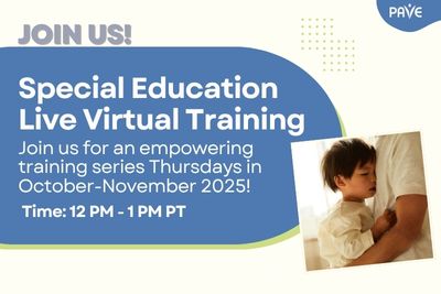 Special Education Live Virtual training