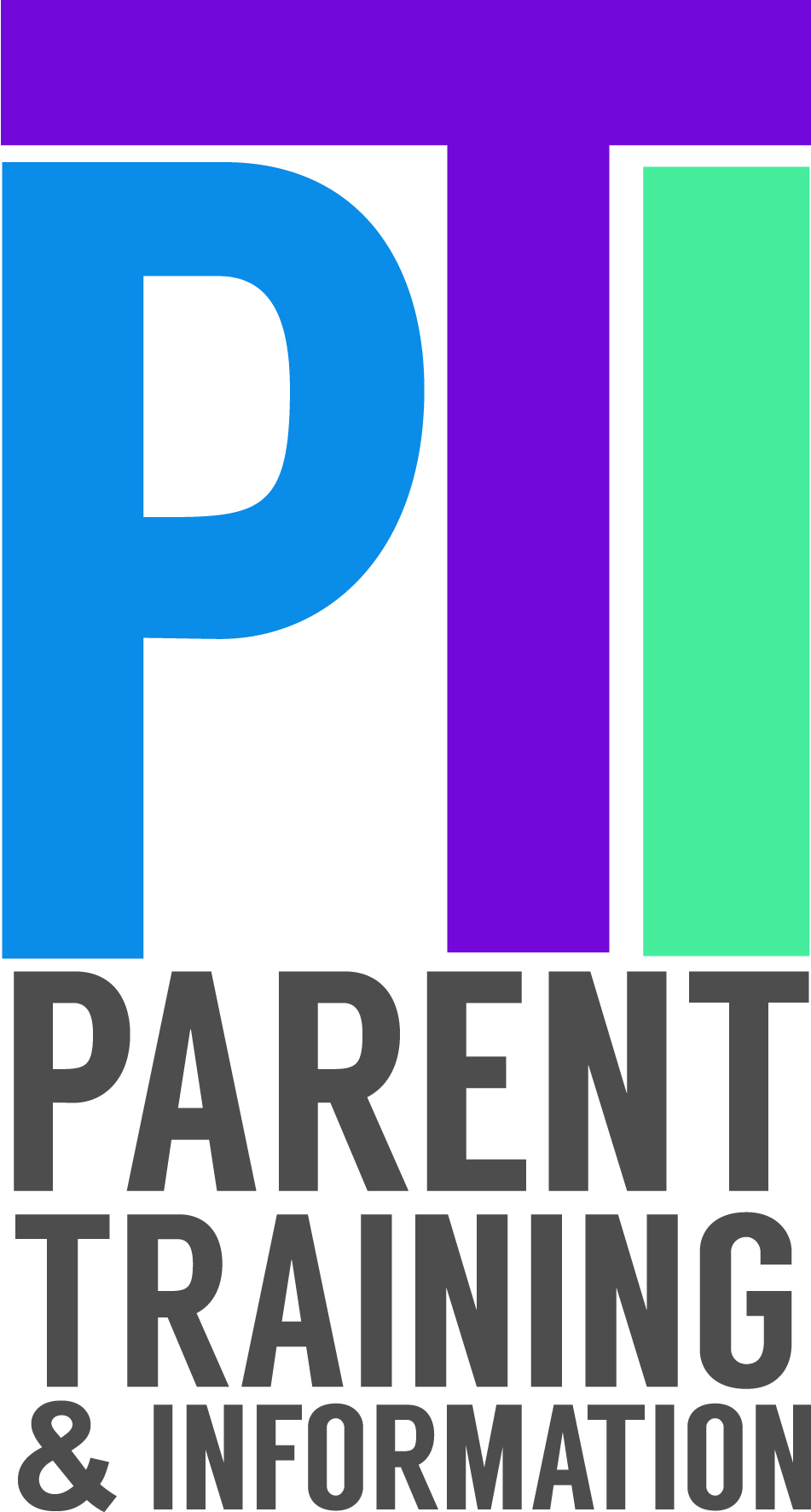 PTI LOGO - PTI stands for Parent Training and Information
